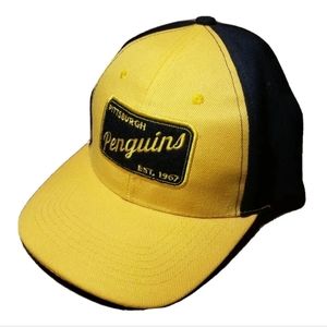 Pittsburgh PENGUINS Hockey NHL Strapback Hat Cap Stiched Embroidered Patch NEW